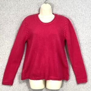 Irelands Eye Wool Sweater Size M Pullover Cozy Office Preppy Quiet Luxury Basic